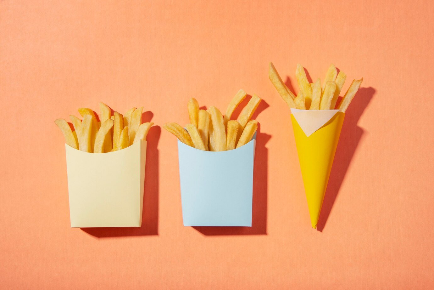 boîtes et sachets à frites